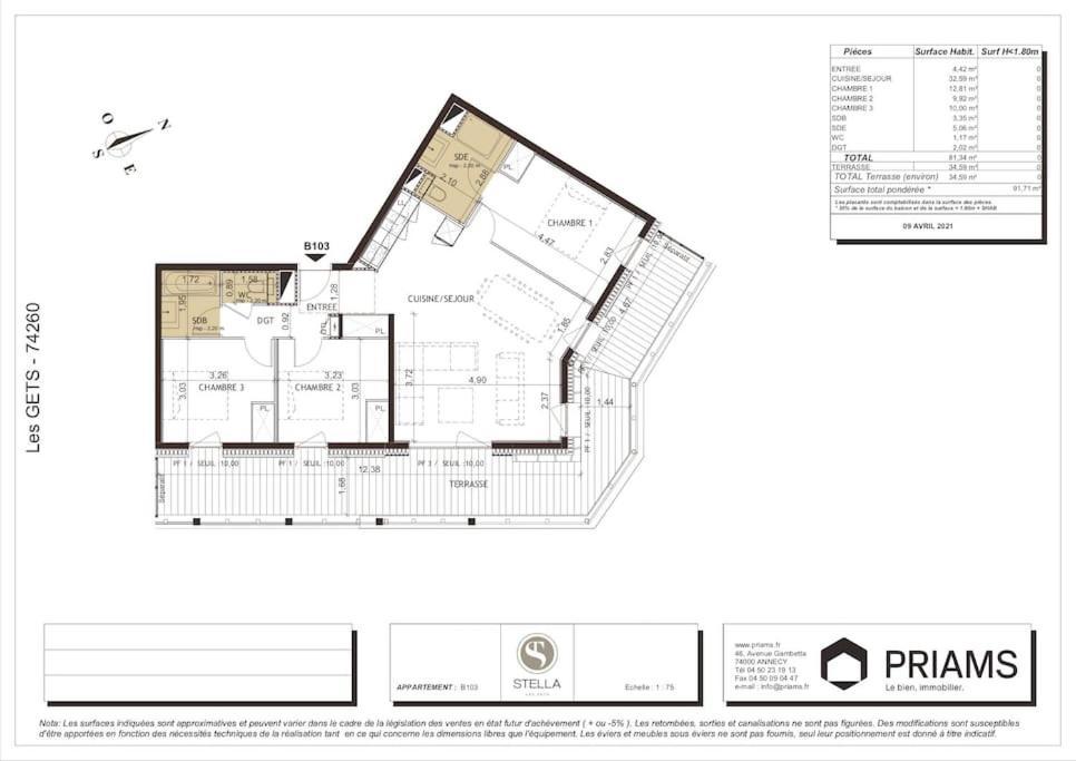 Appartement De Standing Plein Centre Station, 50M Des Pistes Les Gets Luaran gambar