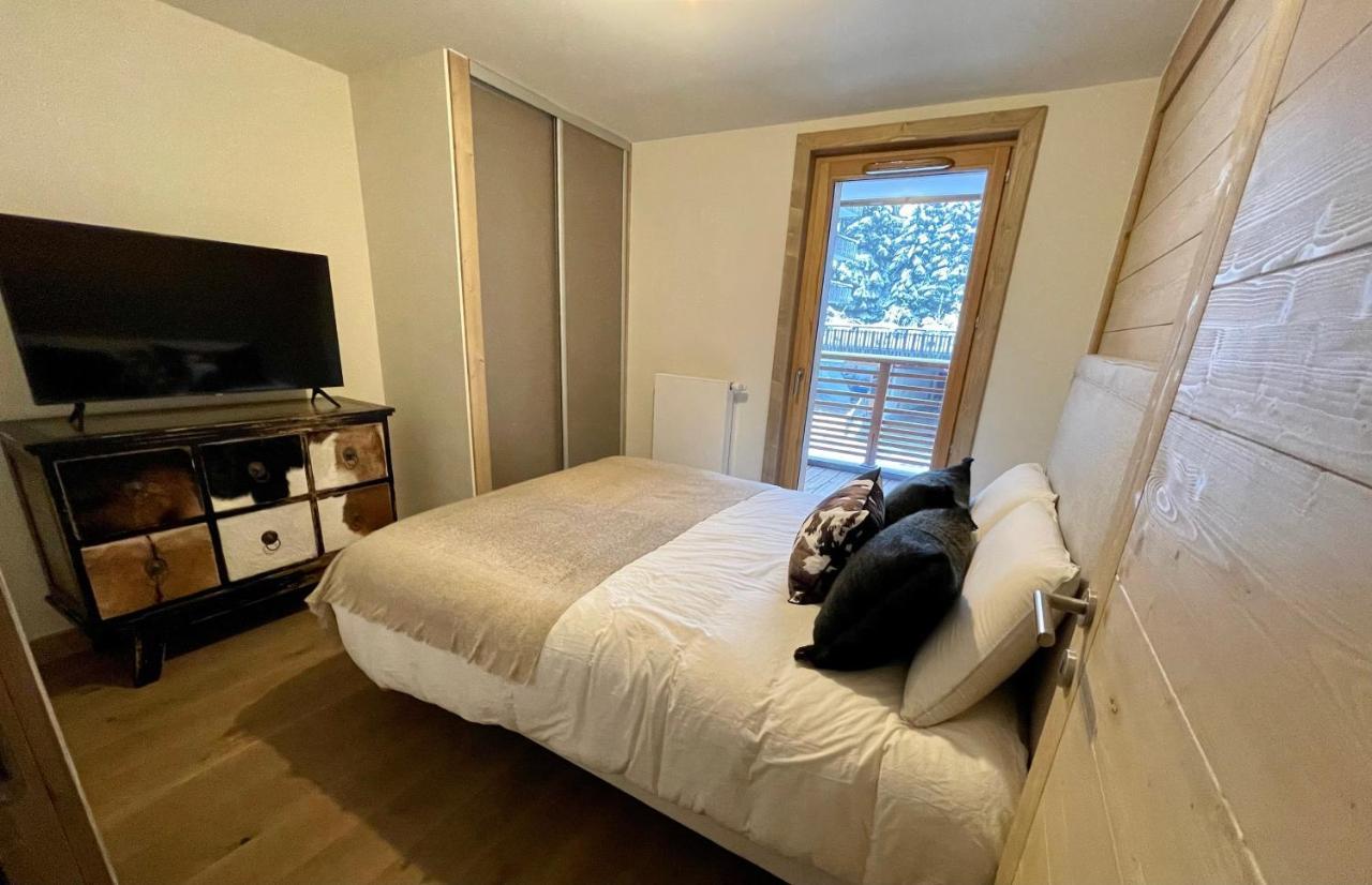 Appartement De Standing Plein Centre Station, 50M Des Pistes Les Gets Luaran gambar