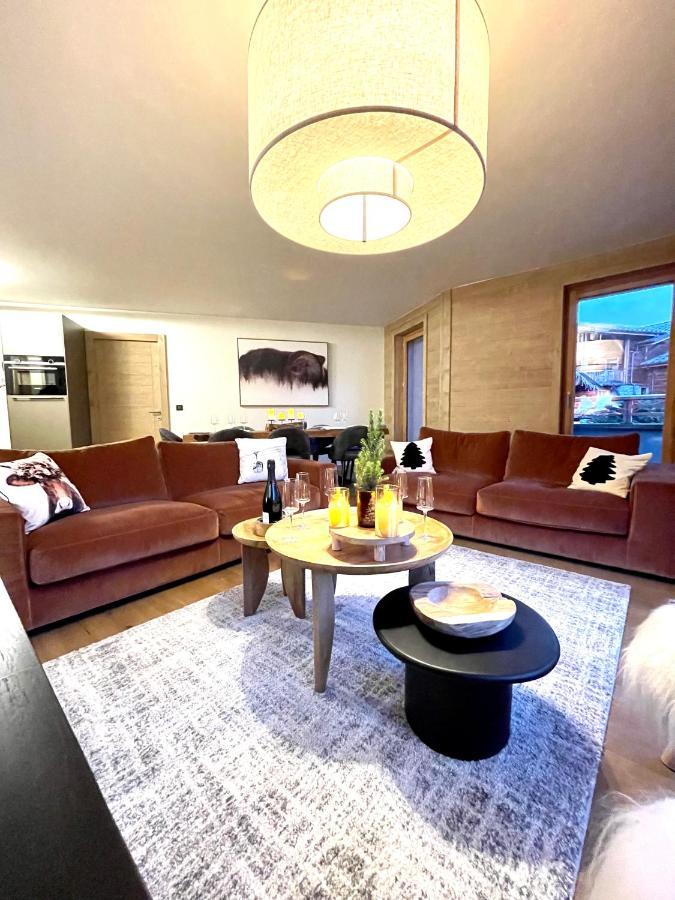 Appartement De Standing Plein Centre Station, 50M Des Pistes Les Gets Luaran gambar